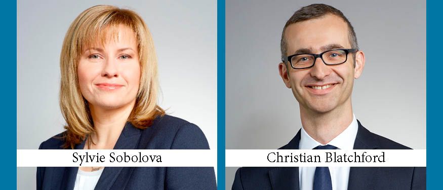 Christian Blatchford and Sylvie Sobolova Join Kocian Solc Balastik Partnership