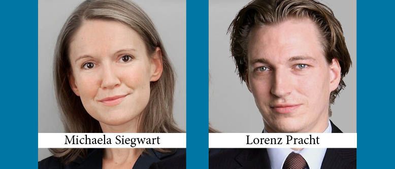 Michaela Siegwart and Lorenz Pracht Make Partner at CHSH in Austria
