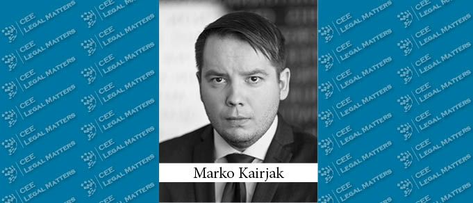 Marko Kairjak Moves from TGS Baltic to Ellex Raidla in Estonia