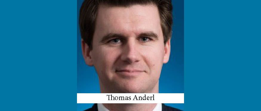 Thomas Anderl Named Partner at Wolf Theiss in Austria