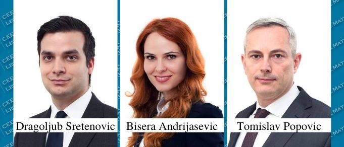 Dragoljub Sretenovic, Bisera Andrijasevic, and Tomislav Popovic Promoted at BDK Advokati