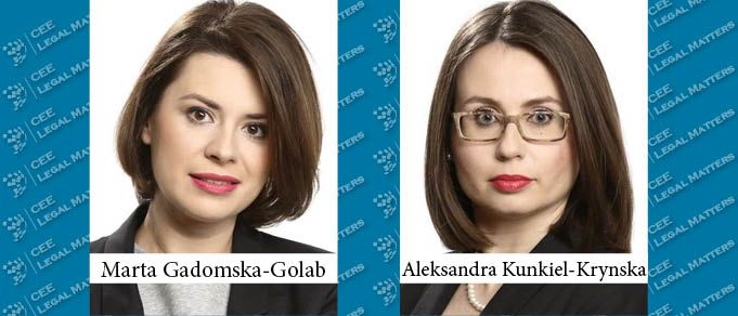 Marta Gadomska-Golab and Aleksandra Kunkiel-Krynska Join Wierzbowski Eversheds Sutherland Equity Partnership