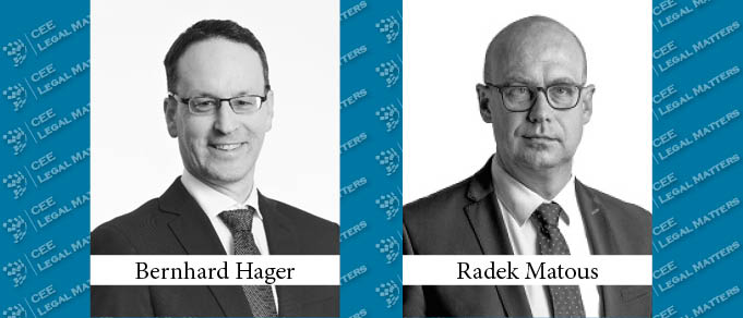 Bernhard Hager Leads Eversheds Sutherland Czech and Slovak Offices. Radek Matous Makes Partner